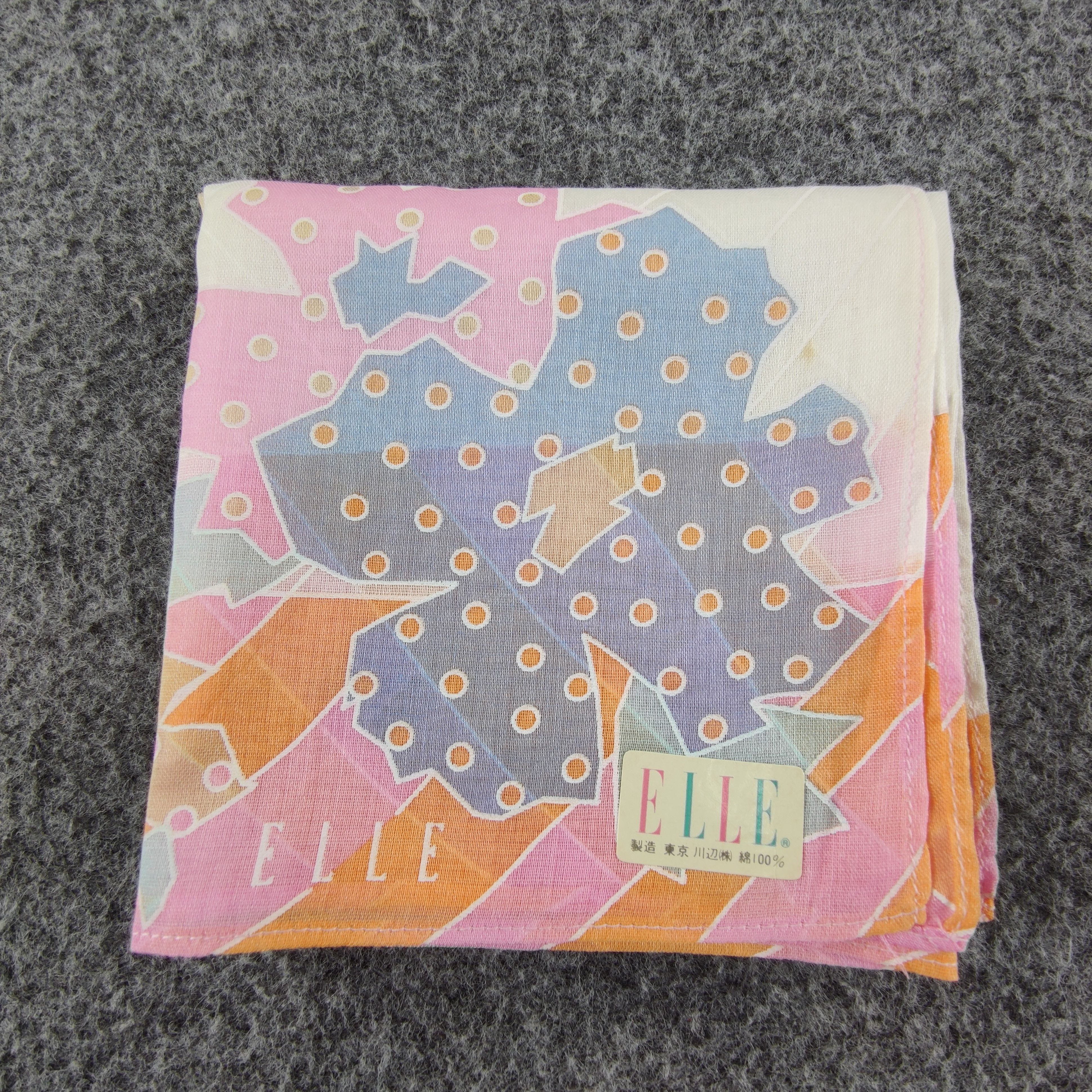 Vintage Elle Handkerchief/Neckerchief/Bandana Size ONE SIZE - 4 Thumbnail