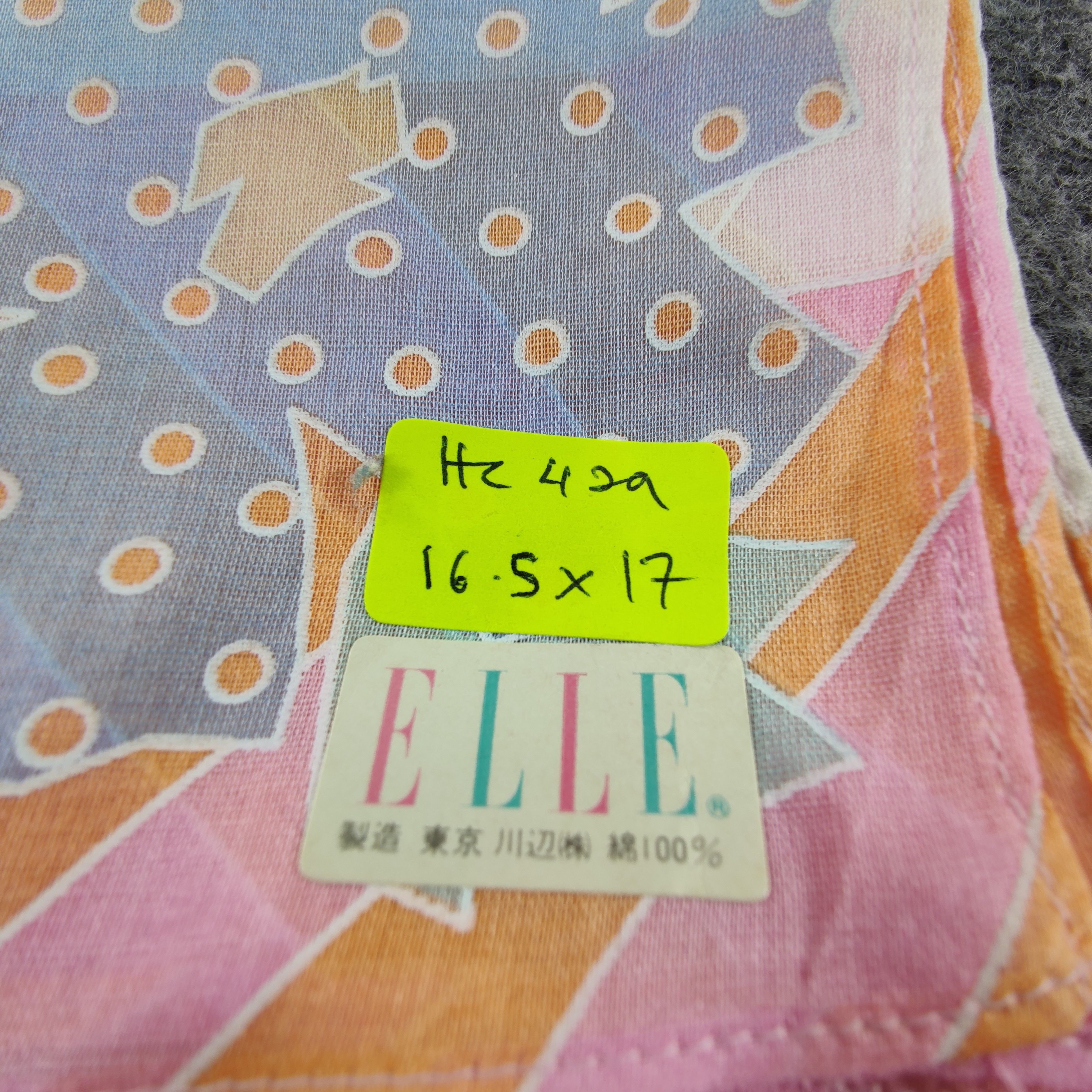 Vintage Elle Handkerchief/Neckerchief/Bandana Size ONE SIZE - 5 Thumbnail