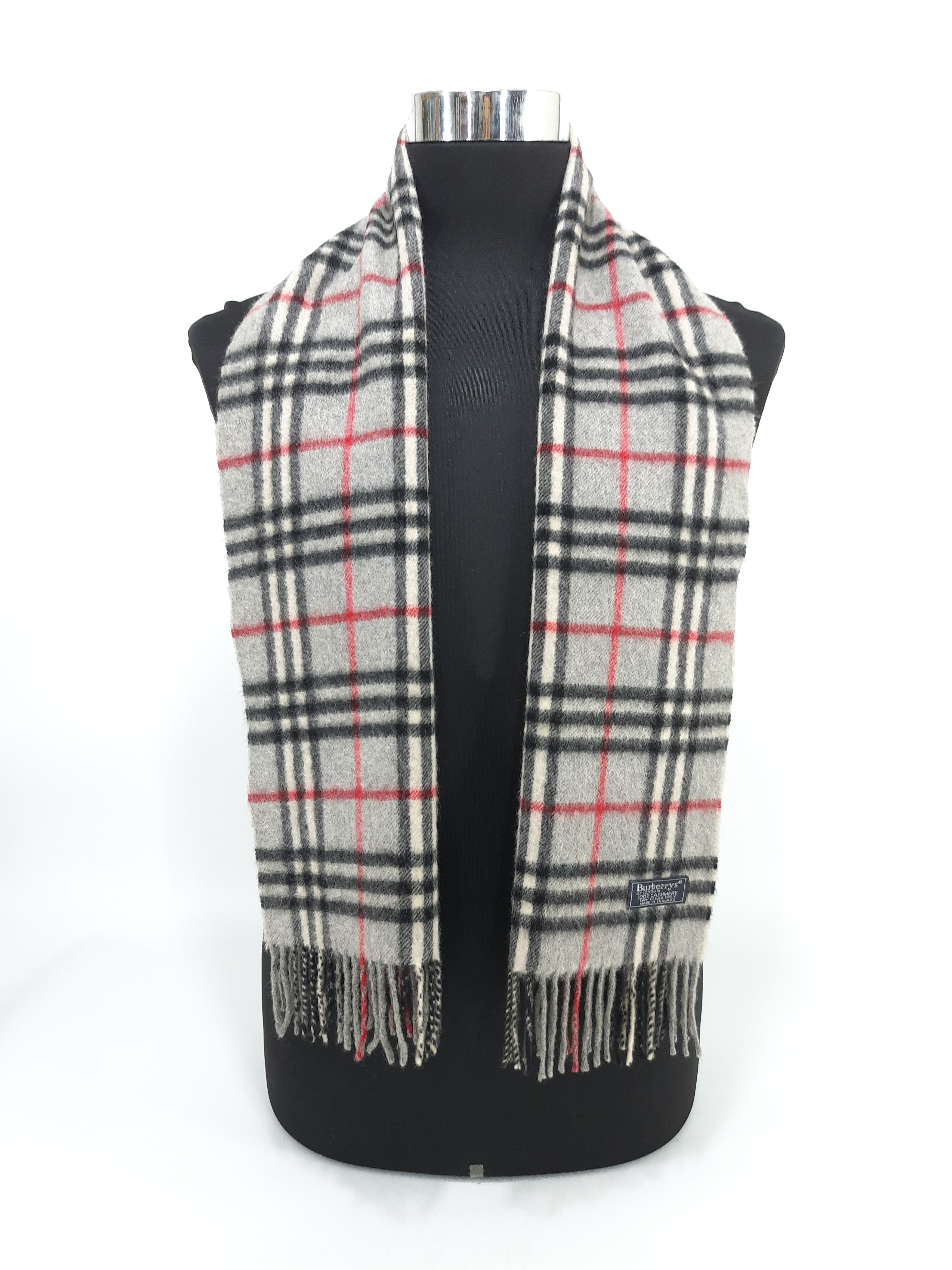 Vintage Burberrys Cashmere Scarf / Neckwear - MFB304
