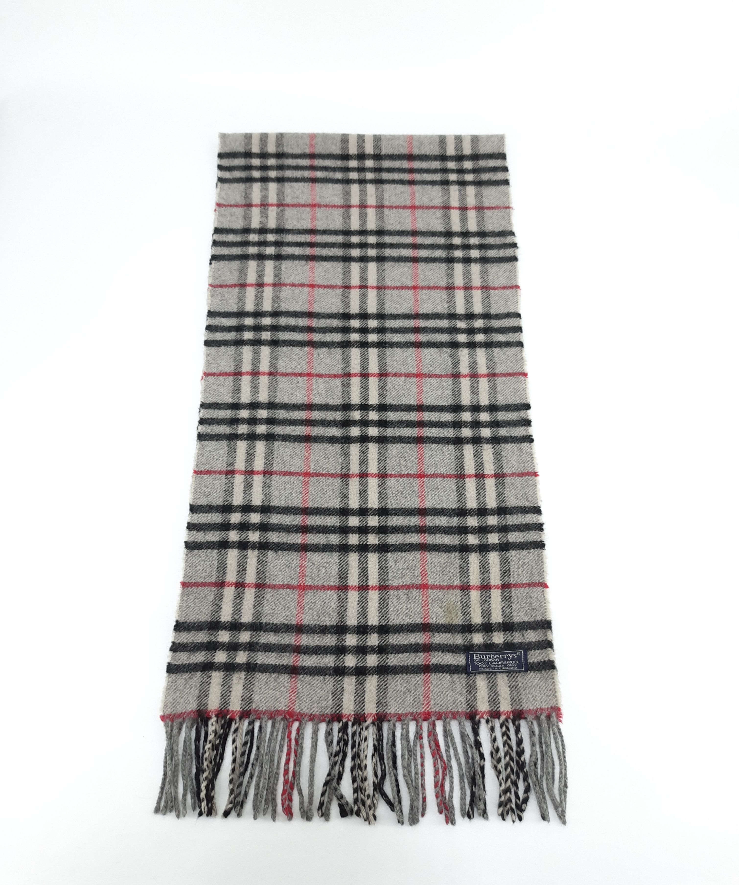 Vintage Burberrys Wool Scarf / Neckwear - MFB306