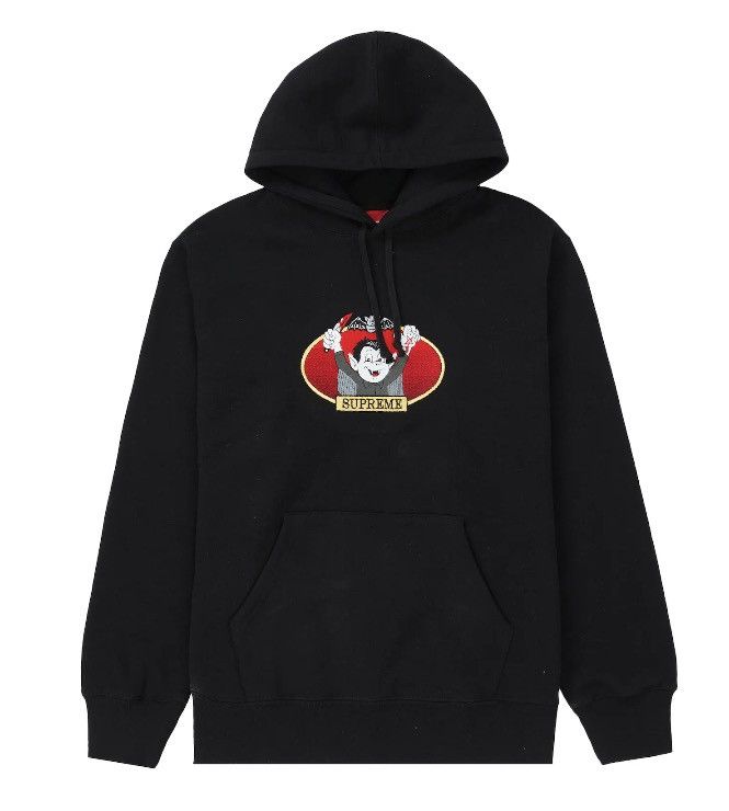 Supreme Supreme Vampire Boy Hooded Sweatshirt Washed Navy | Grailed