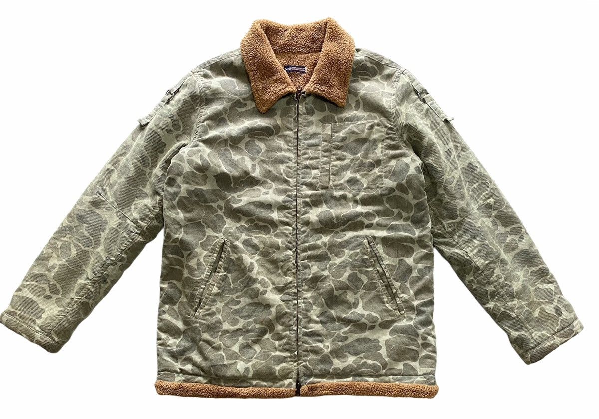 Japanese Brand Kriff Mayer Camouflage Like Bape Sherpa Fleece Lined Jacket Size US M / EU 48-50 / 2 - 1 Thumbnail