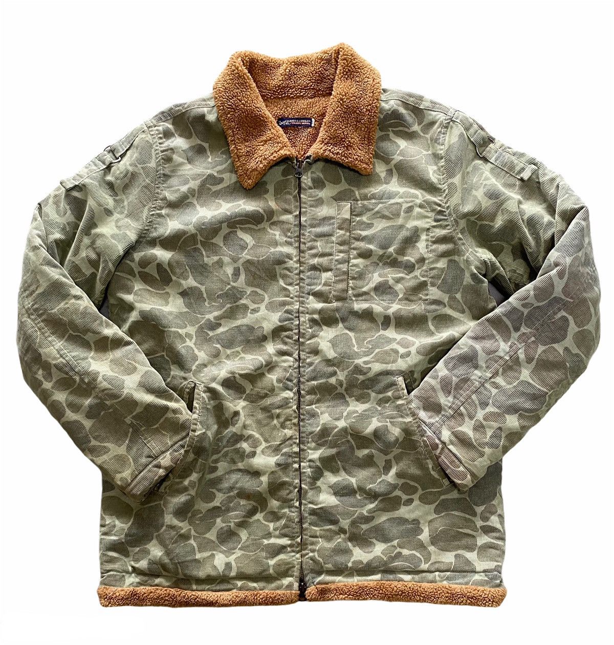 Japanese Brand Kriff Mayer Camouflage Like Bape Sherpa Fleece Lined Jacket Size US M / EU 48-50 / 2 - 4 Thumbnail