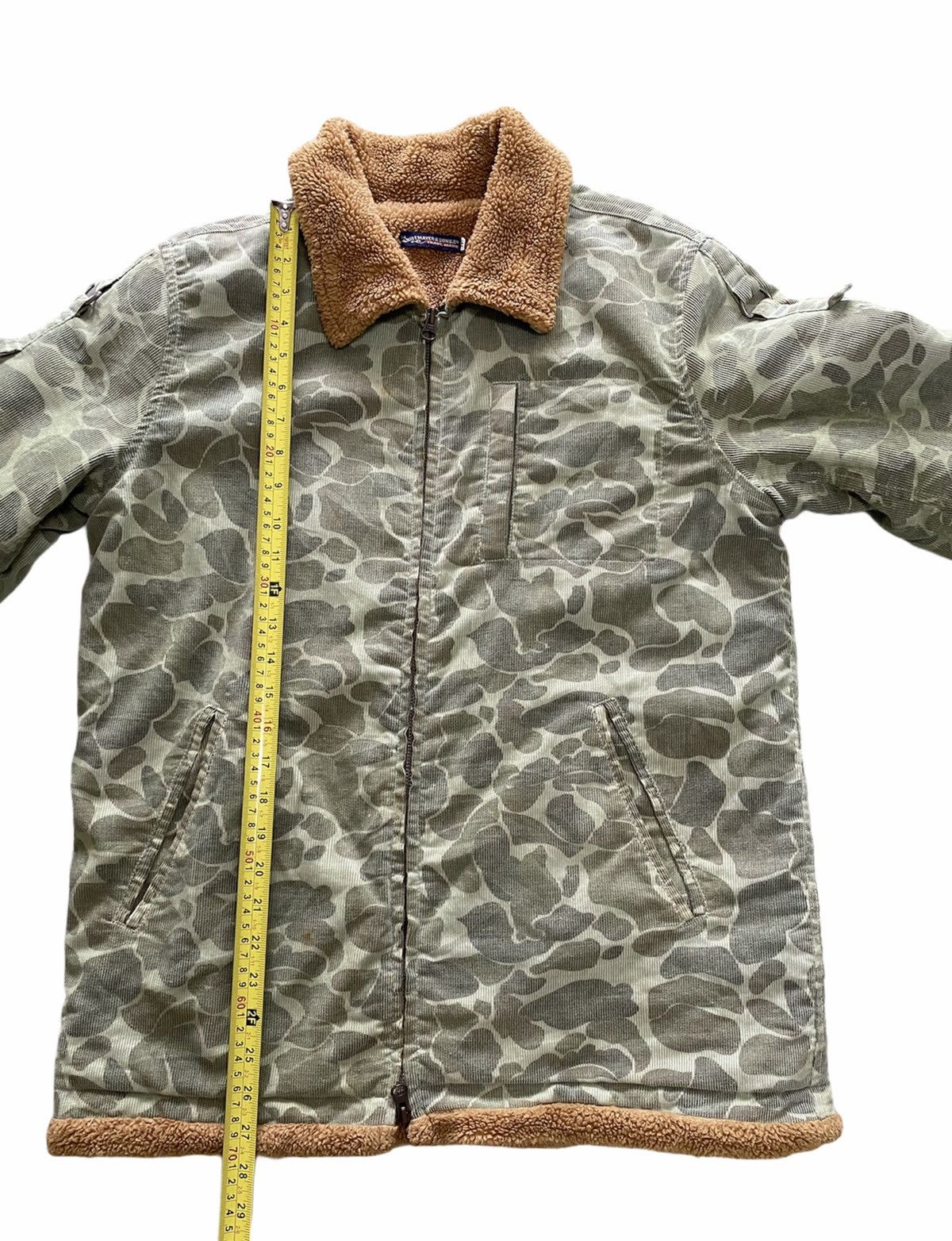 Japanese Brand Kriff Mayer Camouflage Like Bape Sherpa Fleece Lined Jacket Size US M / EU 48-50 / 2 - 17 Thumbnail