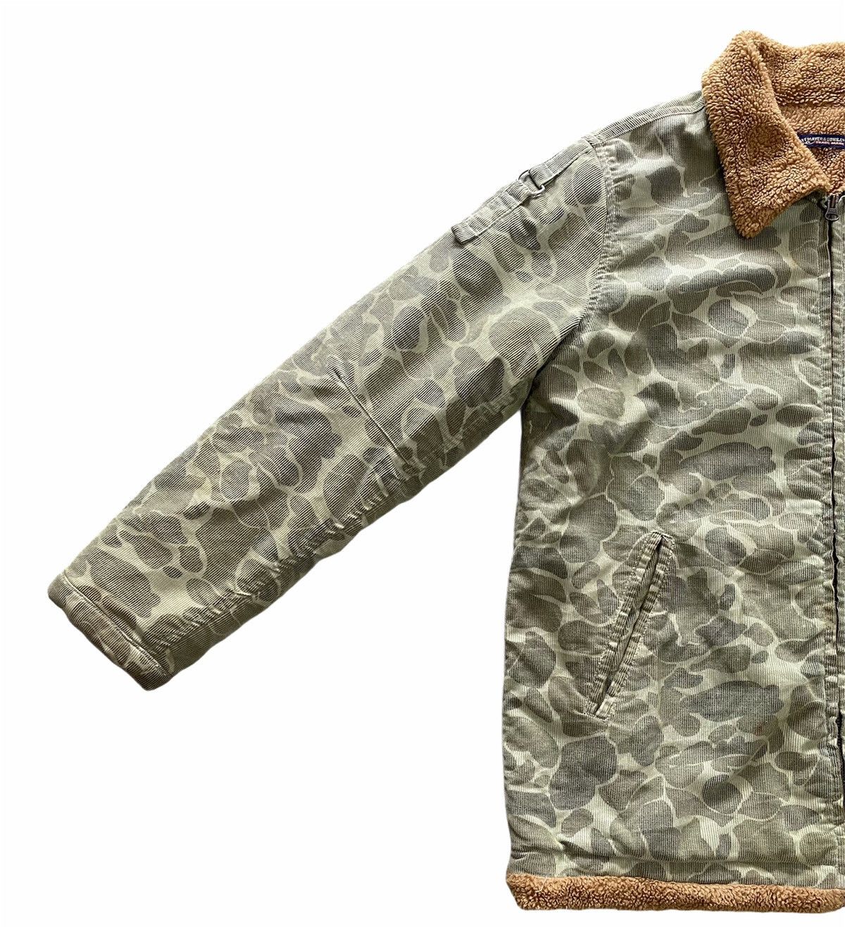 Japanese Brand Kriff Mayer Camouflage Like Bape Sherpa Fleece Lined Jacket Size US M / EU 48-50 / 2 - 7 Thumbnail