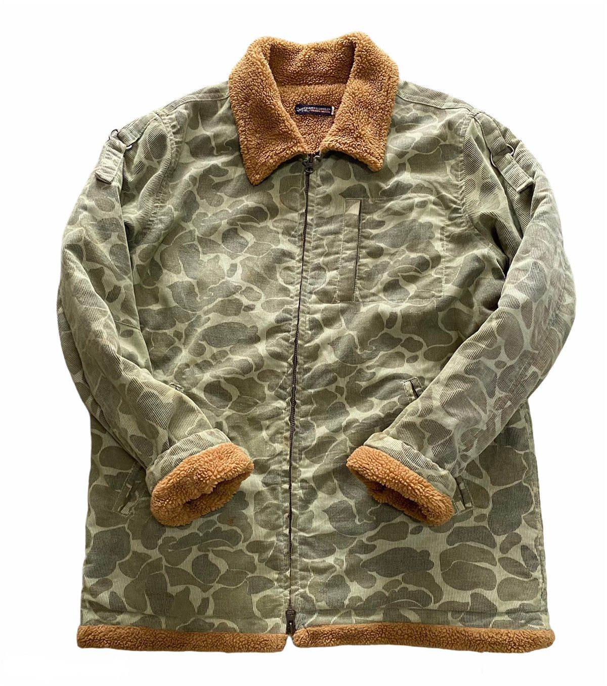 Japanese Brand Kriff Mayer Camouflage Like Bape Sherpa Fleece Lined Jacket Size US M / EU 48-50 / 2 - 5 Thumbnail