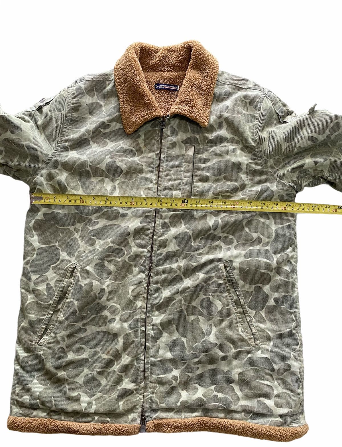 Japanese Brand Kriff Mayer Camouflage Like Bape Sherpa Fleece Lined Jacket Size US M / EU 48-50 / 2 - 16 Thumbnail