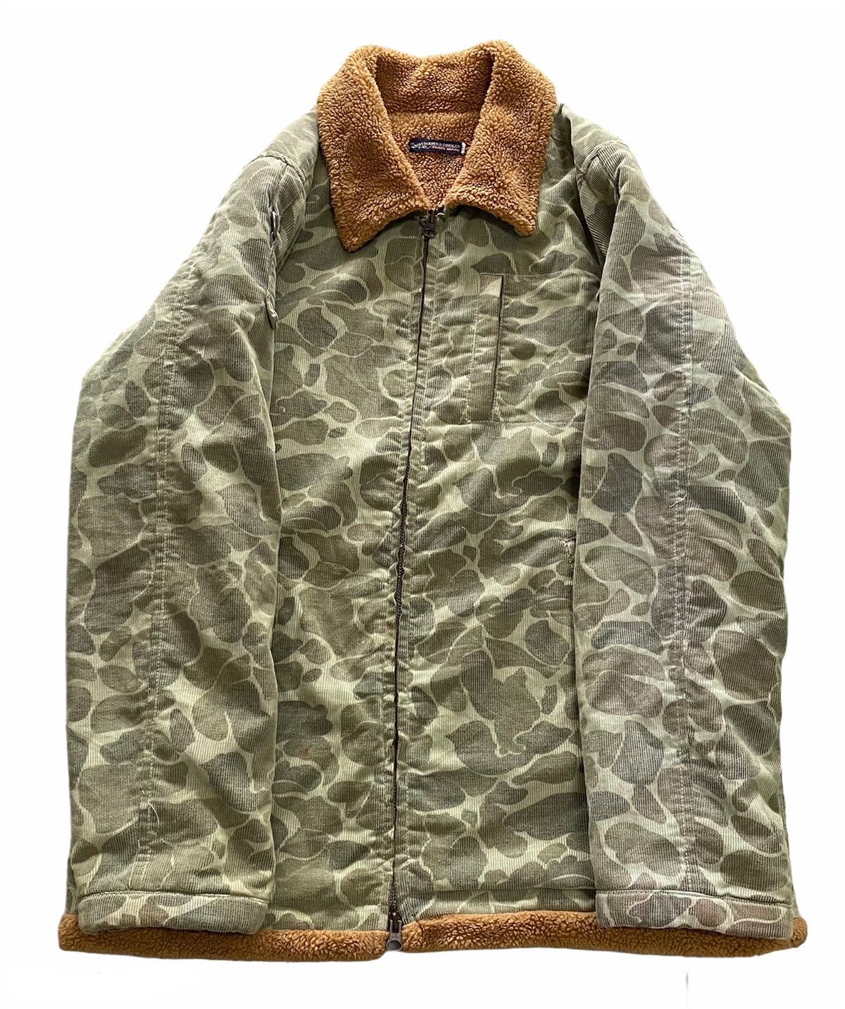 Japanese Brand Kriff Mayer Camouflage Like Bape Sherpa Fleece Lined Jacket Size US M / EU 48-50 / 2 - 15 Thumbnail