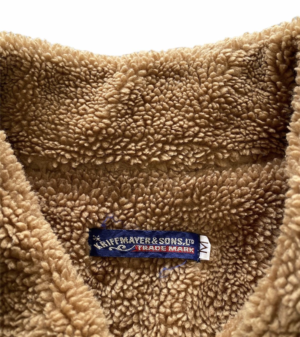 Japanese Brand Kriff Mayer Camouflage Like Bape Sherpa Fleece Lined Jacket Size US M / EU 48-50 / 2 - 10 Thumbnail