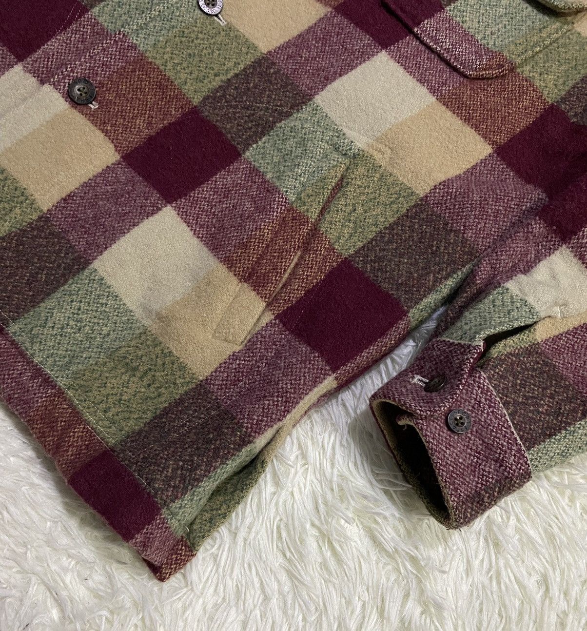 Pierre Cardin Vintage Pierre Cardin Wool Quilted Rayon Lined Flannel Size US L / EU 52-54 / 3 - 5 Thumbnail