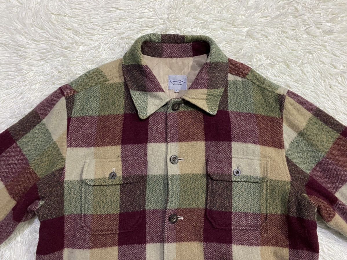 Pierre Cardin Vintage Pierre Cardin Wool Quilted Rayon Lined Flannel Size US L / EU 52-54 / 3 - 3 Thumbnail