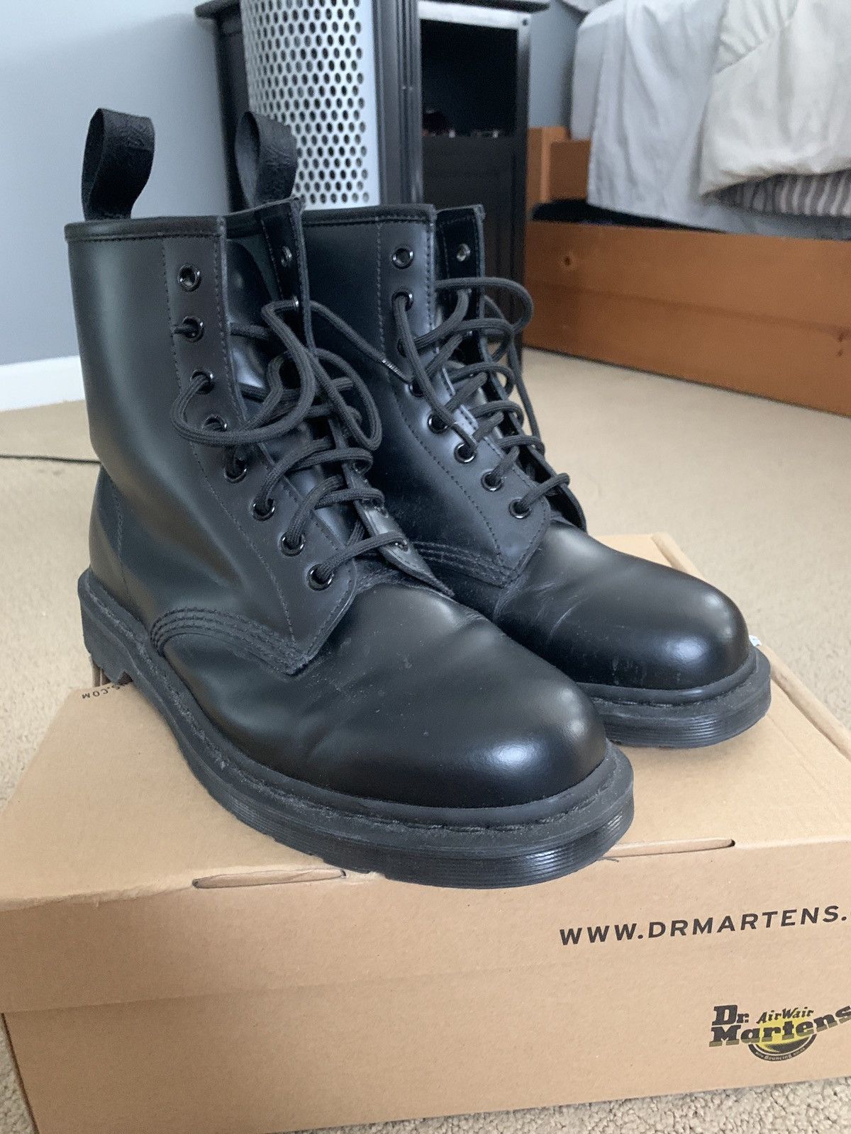 matte black doc martens