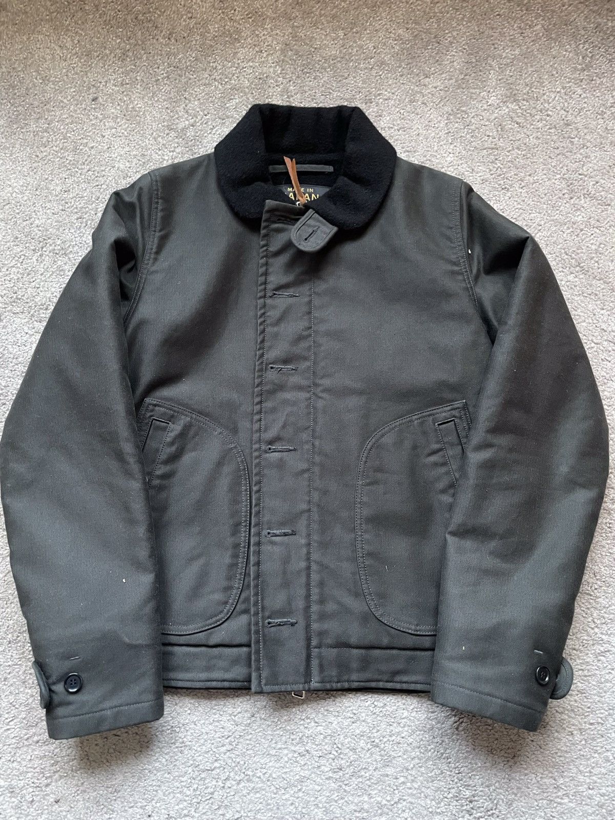 Iron Heart Iron Heart N1 Deck Jacket Navy S Grailed