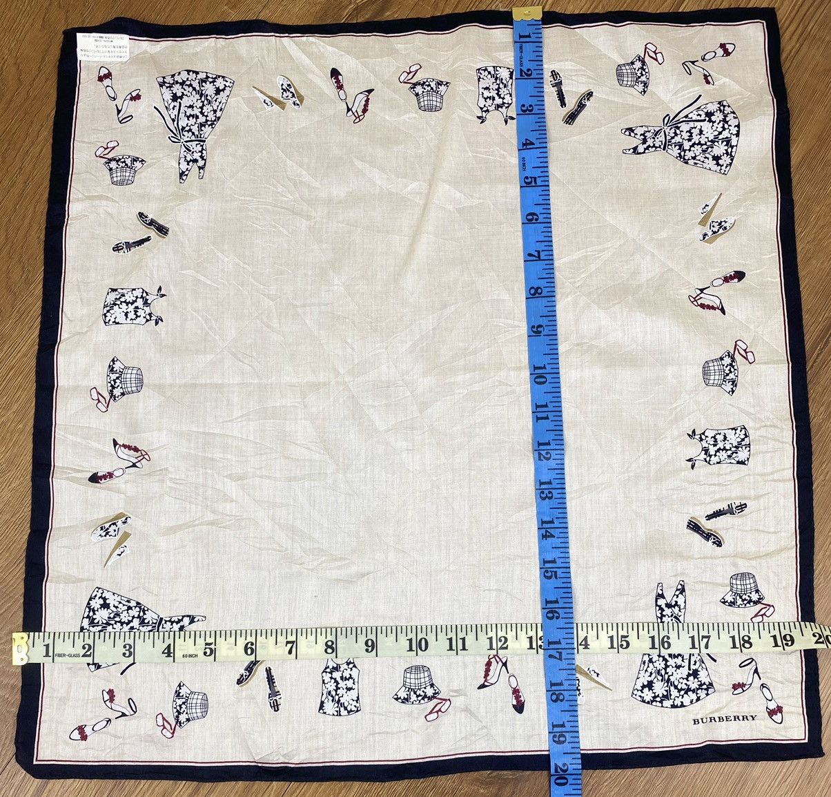 Burberry Vintage Burberry Handkerchief / Bandana / Neckerchief Size ONE SIZE - 5 Thumbnail