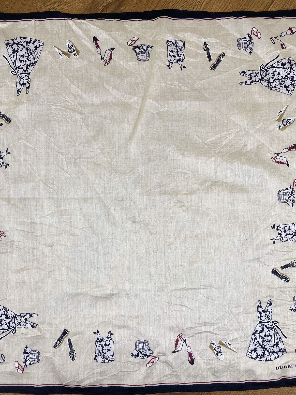 Burberry Vintage Burberry Handkerchief / Bandana / Neckerchief Size ONE SIZE - 4 Thumbnail