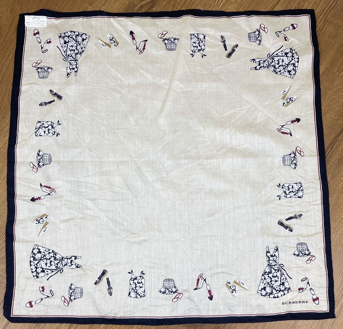 Burberry Vintage Burberry Handkerchief / Bandana / Neckerchief Size ONE SIZE - 2 Thumbnail