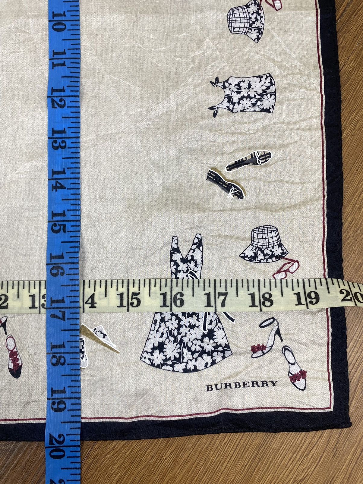 Burberry Vintage Burberry Handkerchief / Bandana / Neckerchief Size ONE SIZE - 6 Thumbnail