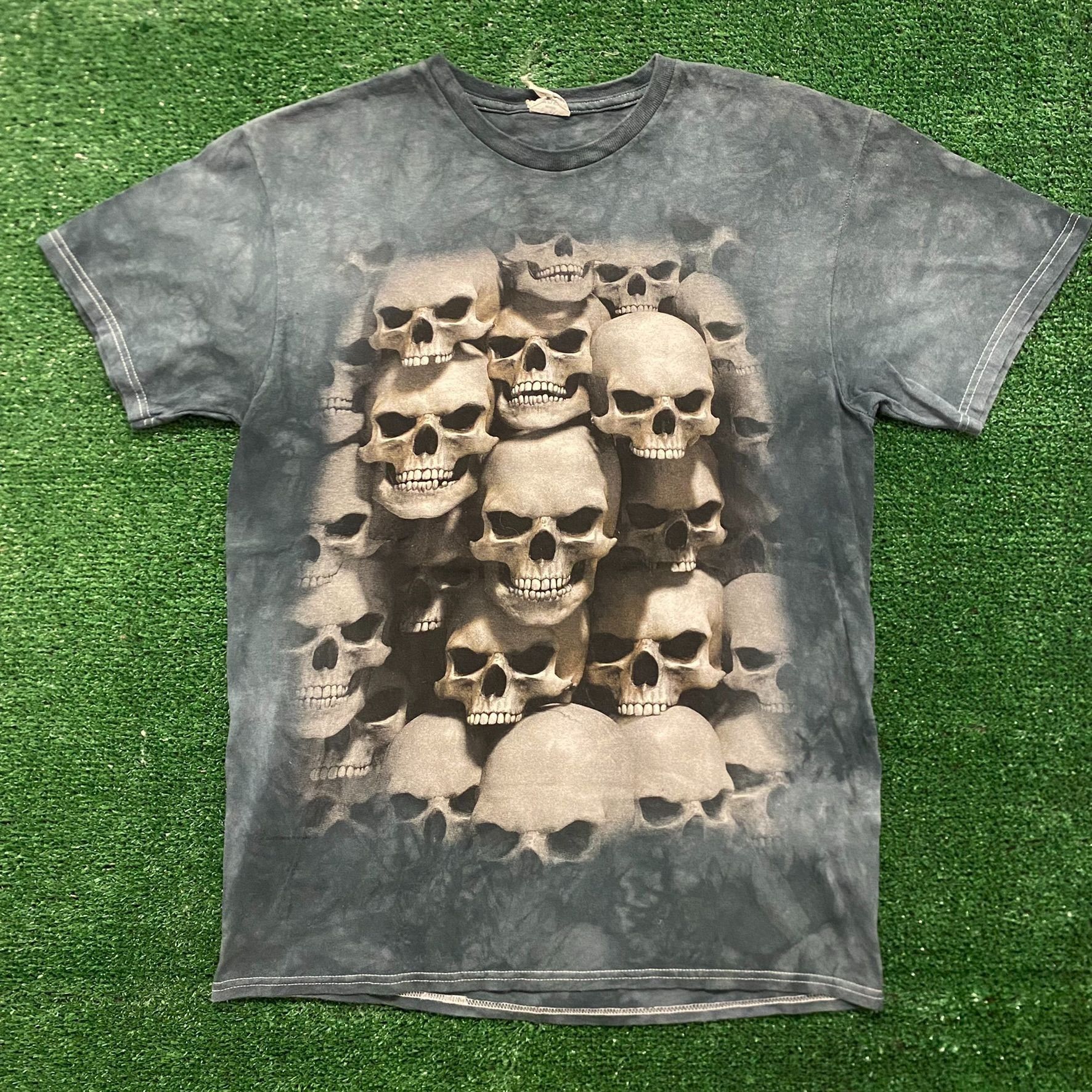 Vintage Skull Pile Vintage Grunge Punk T-Shirt Size US M / EU 48-50 / 2 - 1 Thumbnail