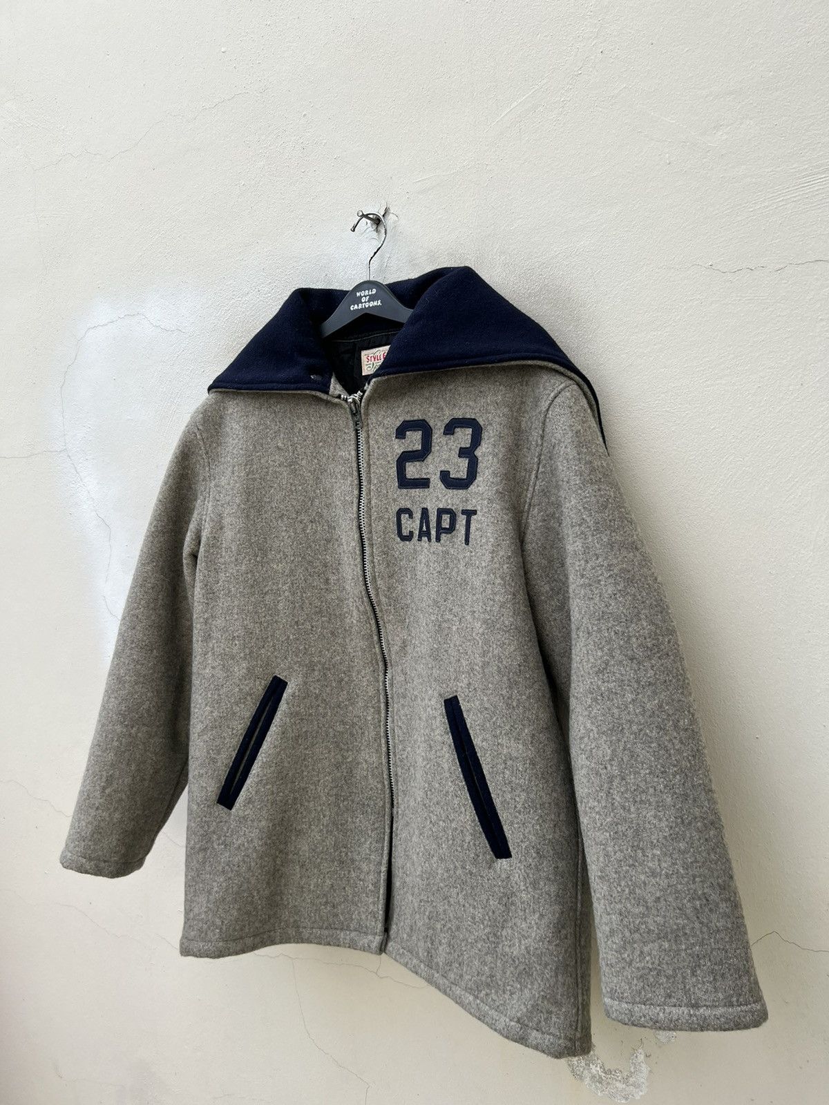 Sugar Cane × Toyo Enterprises Vintage Style Eyes Sugar Cane NY Champs Letterman Jacket Size US L / EU 52-54 / 3 - 4 Thumbnail