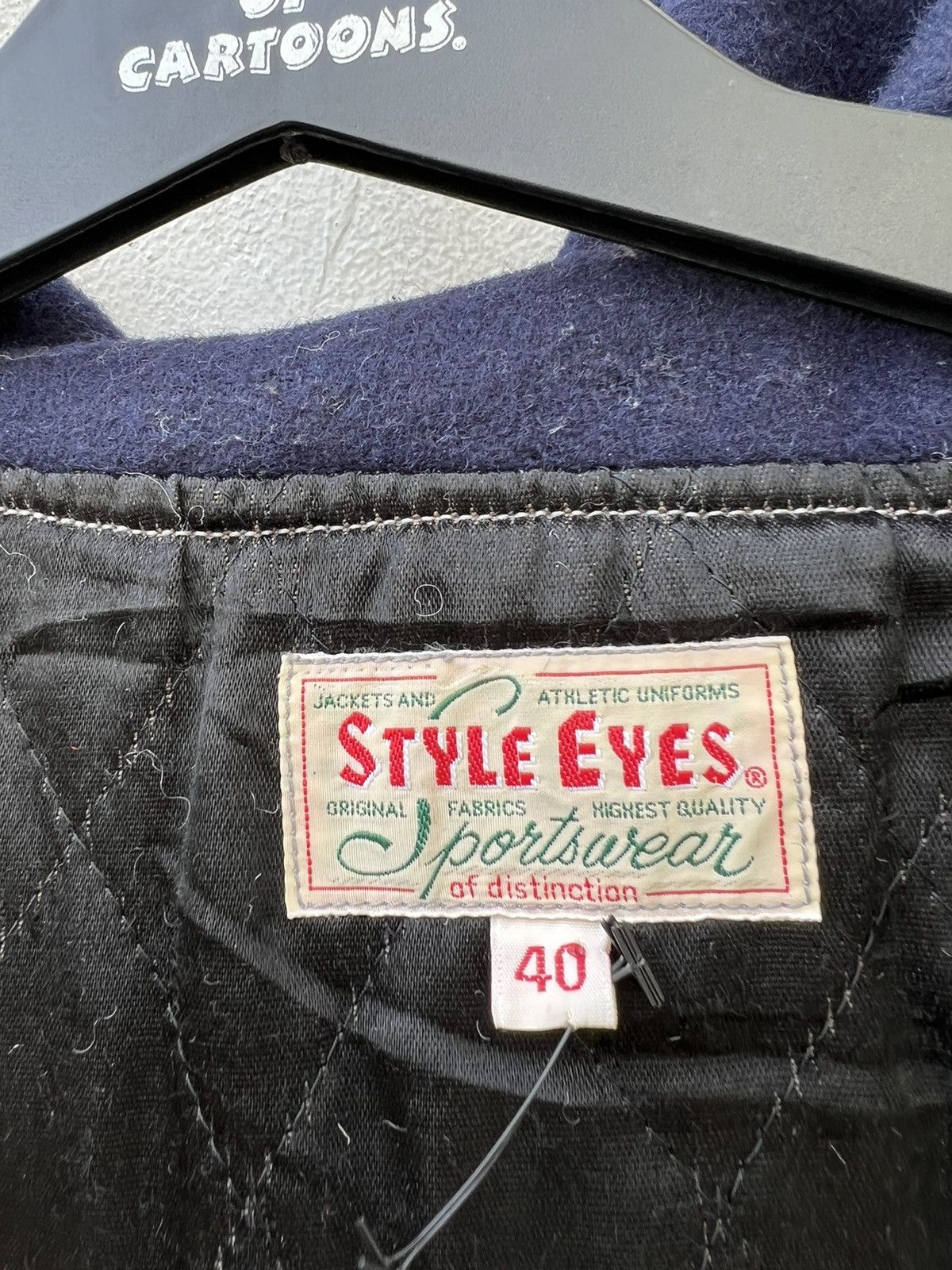 Sugar Cane × Toyo Enterprises Vintage Style Eyes Sugar Cane NY Champs Letterman Jacket Size US L / EU 52-54 / 3 - 18 Thumbnail