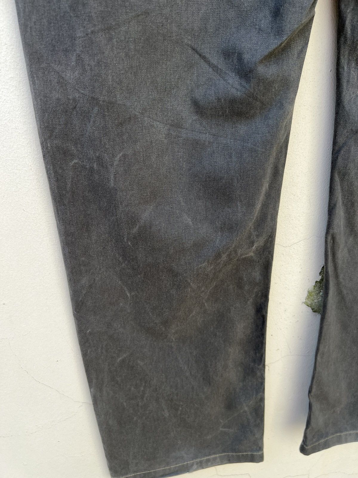 Emporio Armani × Vintage Vintage Emporia Armani Hybrid Cargo Wide Leg Trouser Pant Size US 34 / EU 50 - 13 Thumbnail