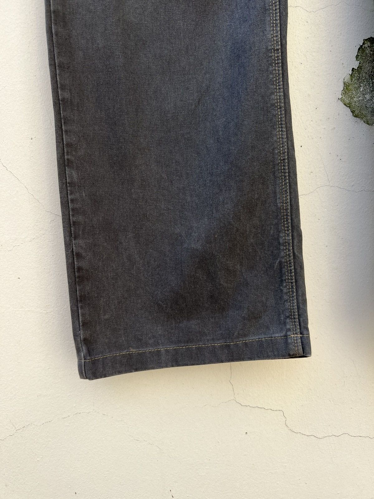 Emporio Armani × Vintage Vintage Emporia Armani Hybrid Cargo Wide Leg Trouser Pant Size US 34 / EU 50 - 6 Thumbnail