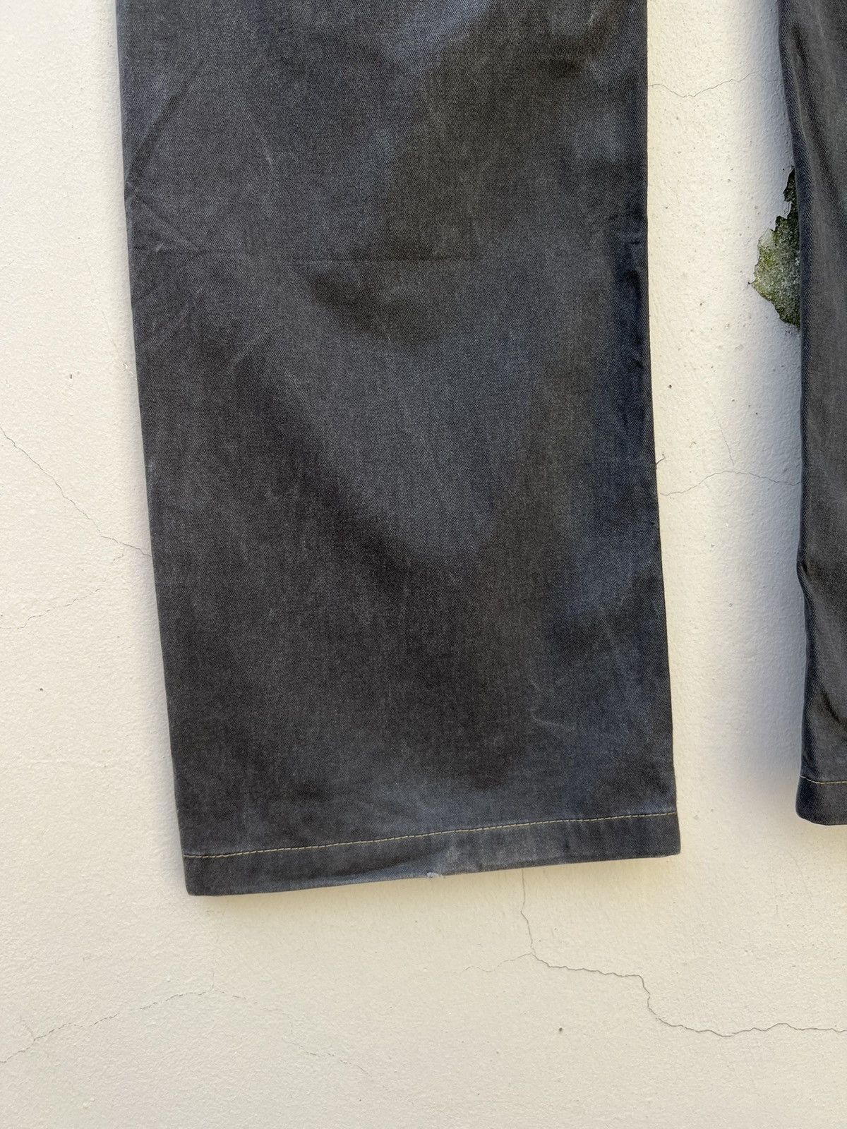 Emporio Armani × Vintage Vintage Emporia Armani Hybrid Cargo Wide Leg Trouser Pant Size US 34 / EU 50 - 14 Thumbnail
