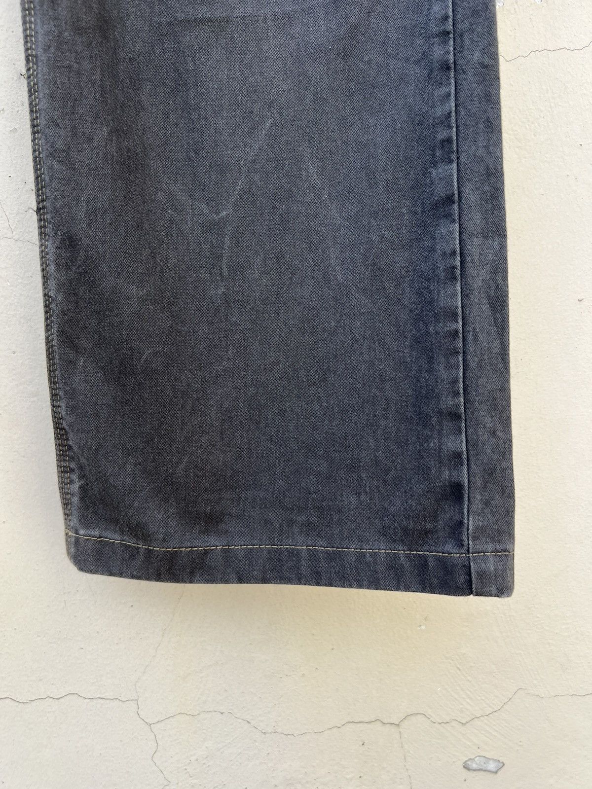 Emporio Armani × Vintage Vintage Emporia Armani Hybrid Cargo Wide Leg Trouser Pant Size US 34 / EU 50 - 10 Thumbnail