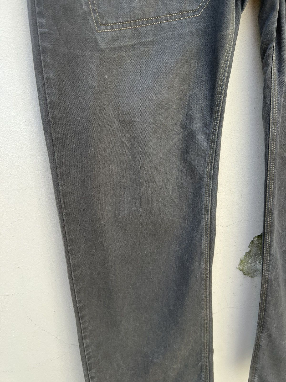Emporio Armani × Vintage Vintage Emporia Armani Hybrid Cargo Wide Leg Trouser Pant Size US 34 / EU 50 - 5 Thumbnail