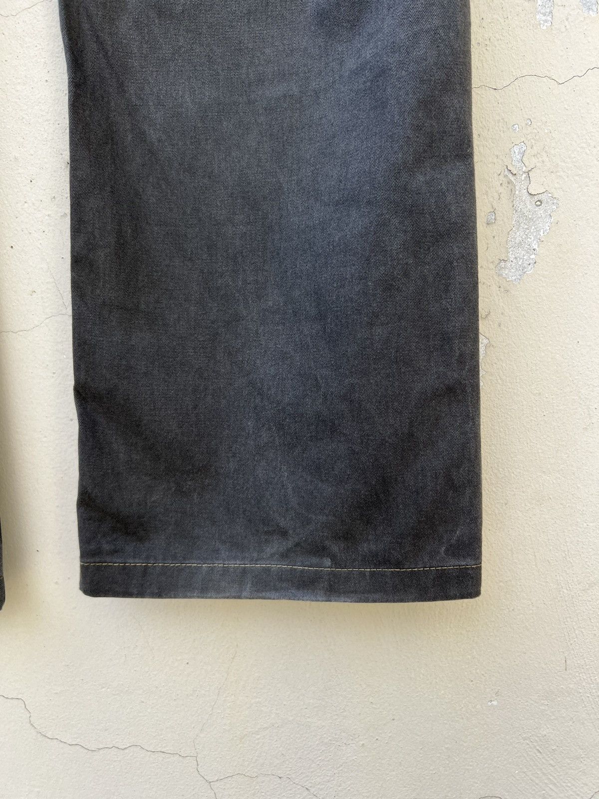 Emporio Armani × Vintage Vintage Emporia Armani Hybrid Cargo Wide Leg Trouser Pant Size US 34 / EU 50 - 18 Thumbnail