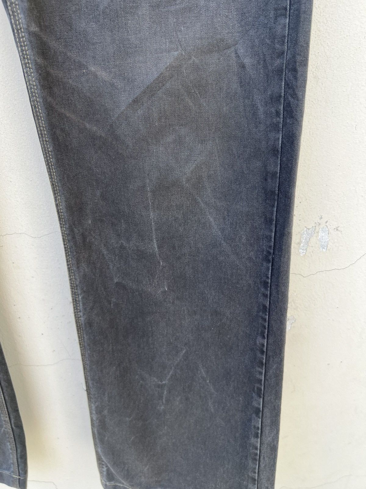 Emporio Armani × Vintage Vintage Emporia Armani Hybrid Cargo Wide Leg Trouser Pant Size US 34 / EU 50 - 9 Thumbnail