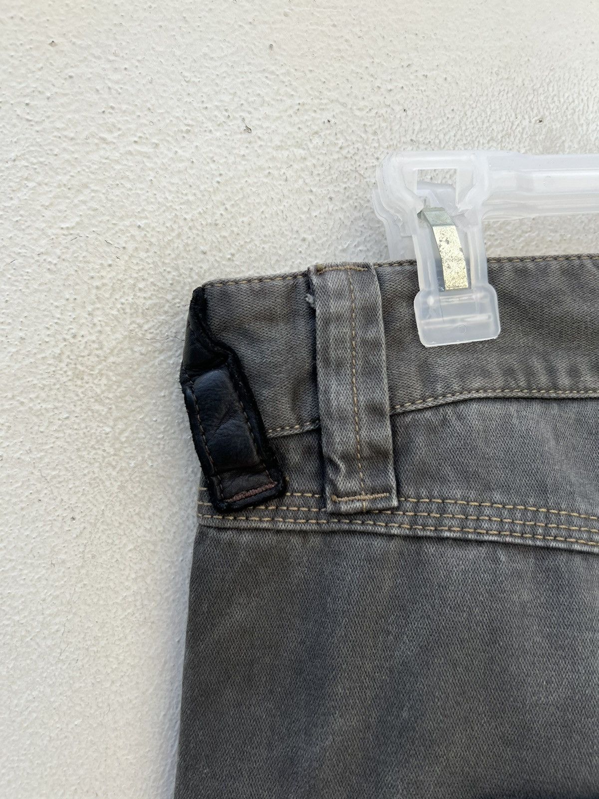 Emporio Armani × Vintage Vintage Emporia Armani Hybrid Cargo Wide Leg Trouser Pant Size US 34 / EU 50 - 12 Thumbnail