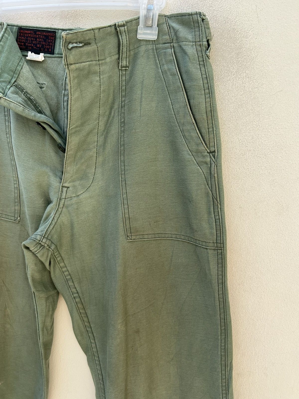 Engineered Garments VTG Engineered Garments Mud Dirty Military Fatigue Trouser Size US 30 / EU 46 - 8 Thumbnail