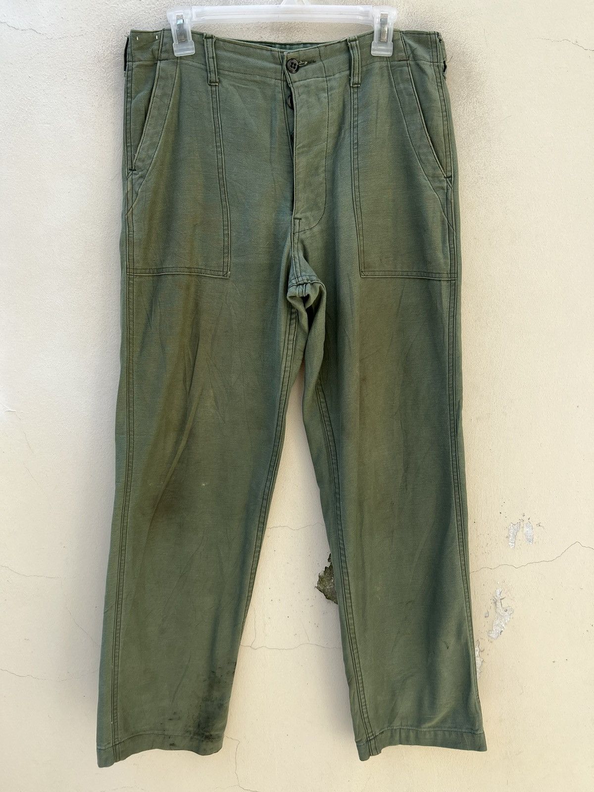 Engineered Garments VTG Engineered Garments Mud Dirty Military Fatigue Trouser Size US 30 / EU 46 - 1 Thumbnail