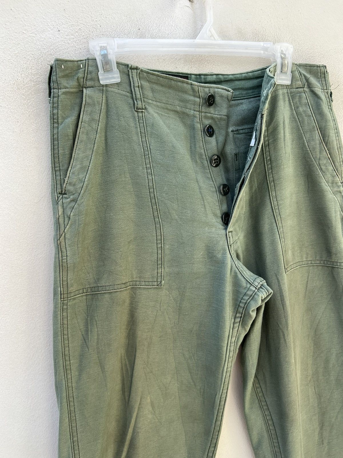 Engineered Garments VTG Engineered Garments Mud Dirty Military Fatigue Trouser Size US 30 / EU 46 - 5 Thumbnail