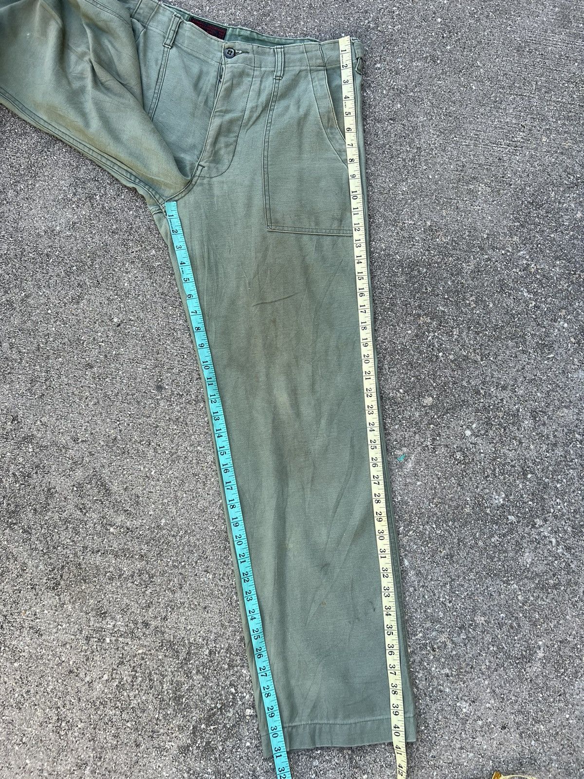 Engineered Garments VTG Engineered Garments Mud Dirty Military Fatigue Trouser Size US 30 / EU 46 - 22 Thumbnail