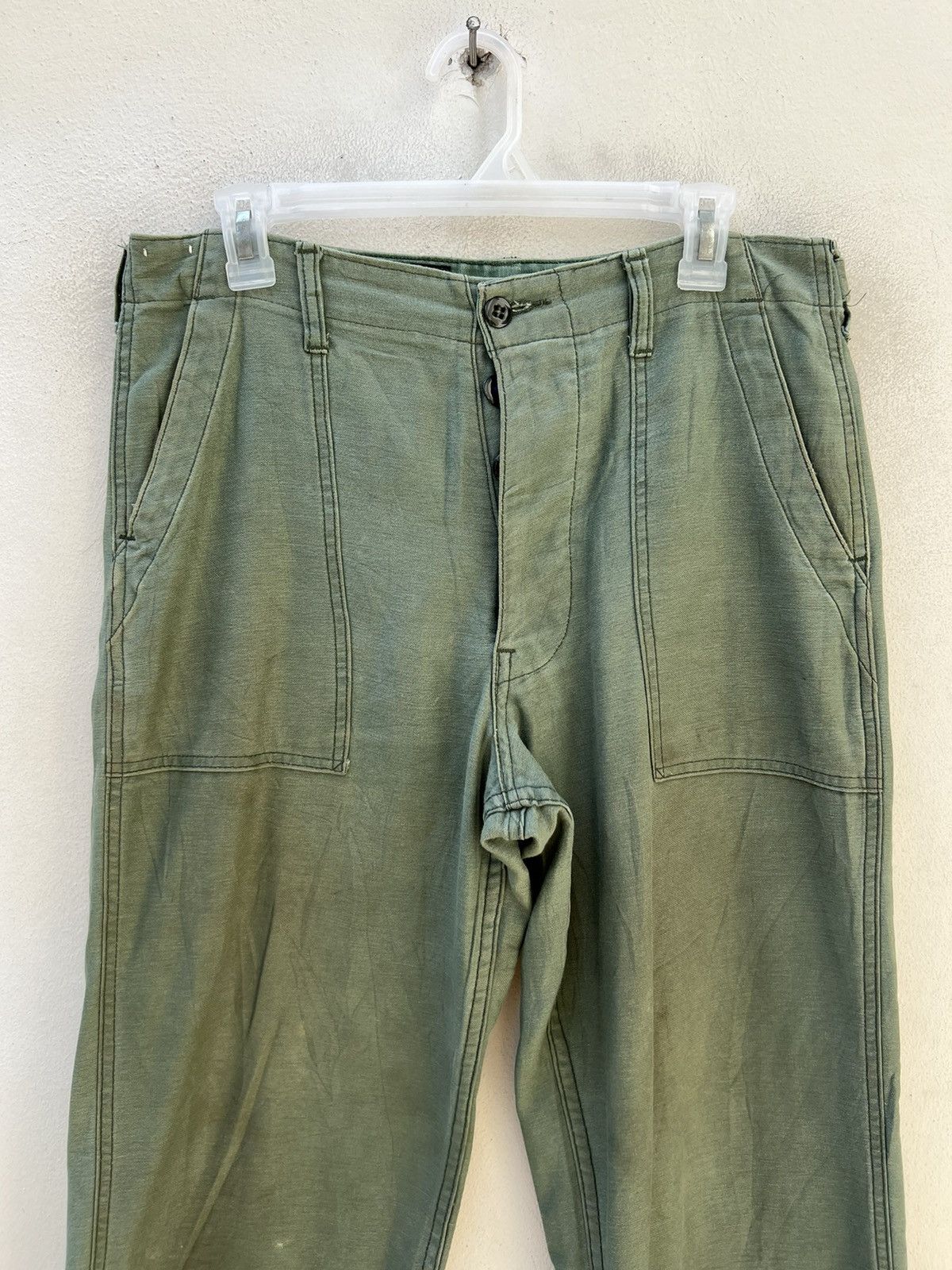 Engineered Garments VTG Engineered Garments Mud Dirty Military Fatigue Trouser Size US 30 / EU 46 - 2 Thumbnail