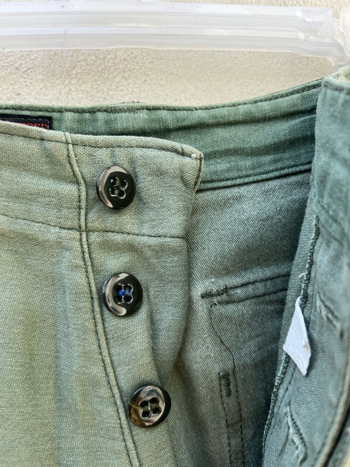 Engineered Garments VTG Engineered Garments Mud Dirty Military Fatigue Trouser Size US 30 / EU 46 - 4 Thumbnail