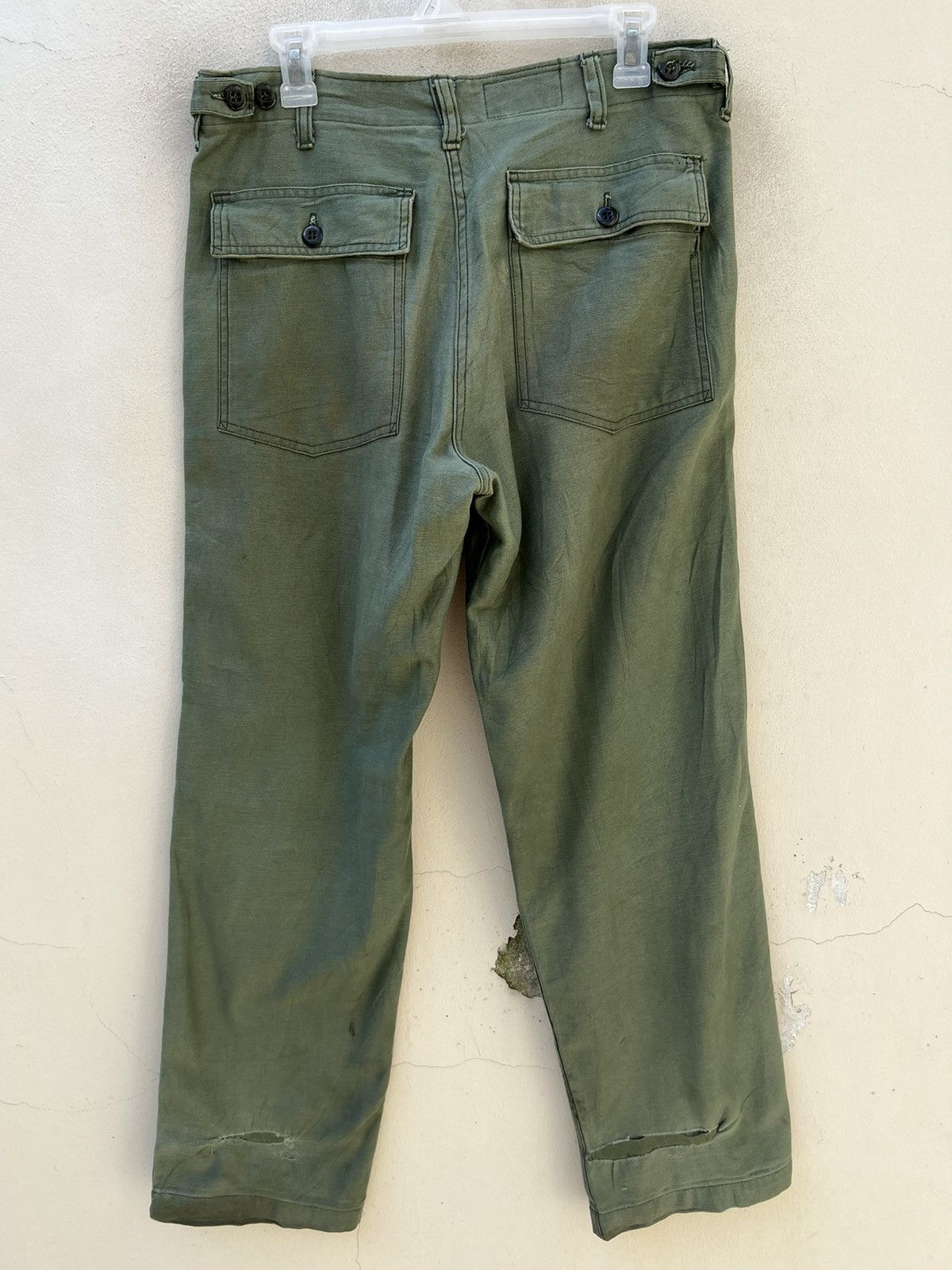 Engineered Garments VTG Engineered Garments Mud Dirty Military Fatigue Trouser Size US 30 / EU 46 - 11 Thumbnail