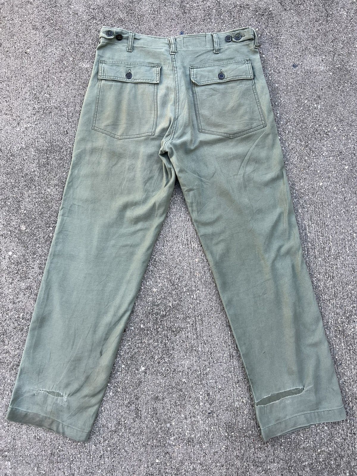 Engineered Garments VTG Engineered Garments Mud Dirty Military Fatigue Trouser Size US 30 / EU 46 - 21 Thumbnail