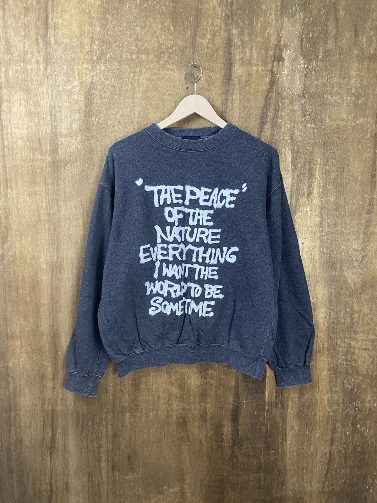 Japanese Brand H.B.B faded grafity japan vintage Sweatshirt #3675 Size US L / EU 52-54 / 3 - 1 Thumbnail
