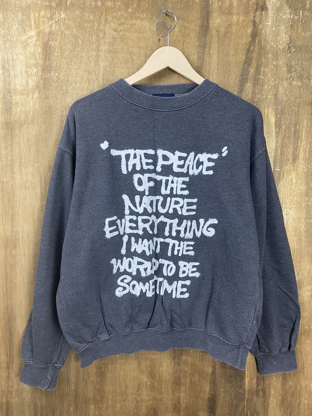Japanese Brand H.B.B faded grafity japan vintage Sweatshirt #3675 Size US L / EU 52-54 / 3 - 2 Thumbnail