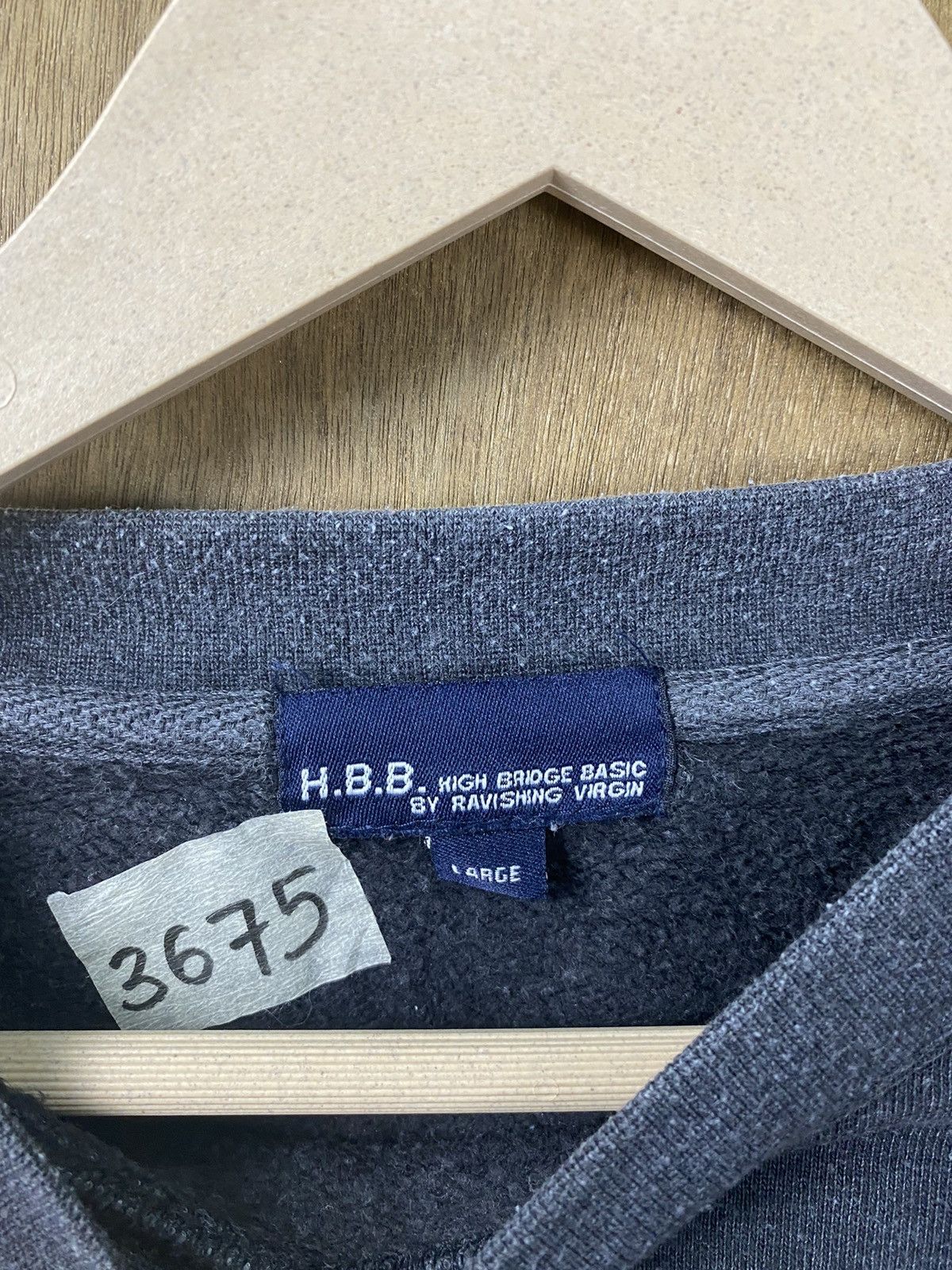 Japanese Brand H.B.B faded grafity japan vintage Sweatshirt #3675 Size US L / EU 52-54 / 3 - 8 Thumbnail