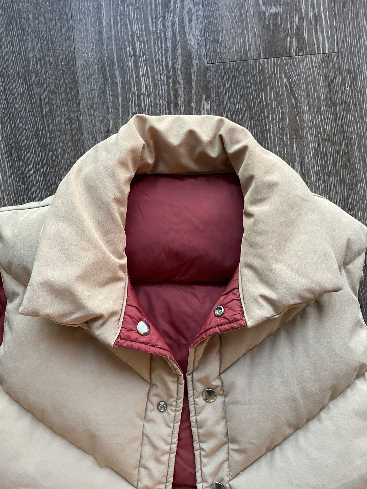 Vintage Vintage 80s Two Tone Reversible Puffer Vest Size US S / EU 44-46 / 1 - 6 Thumbnail