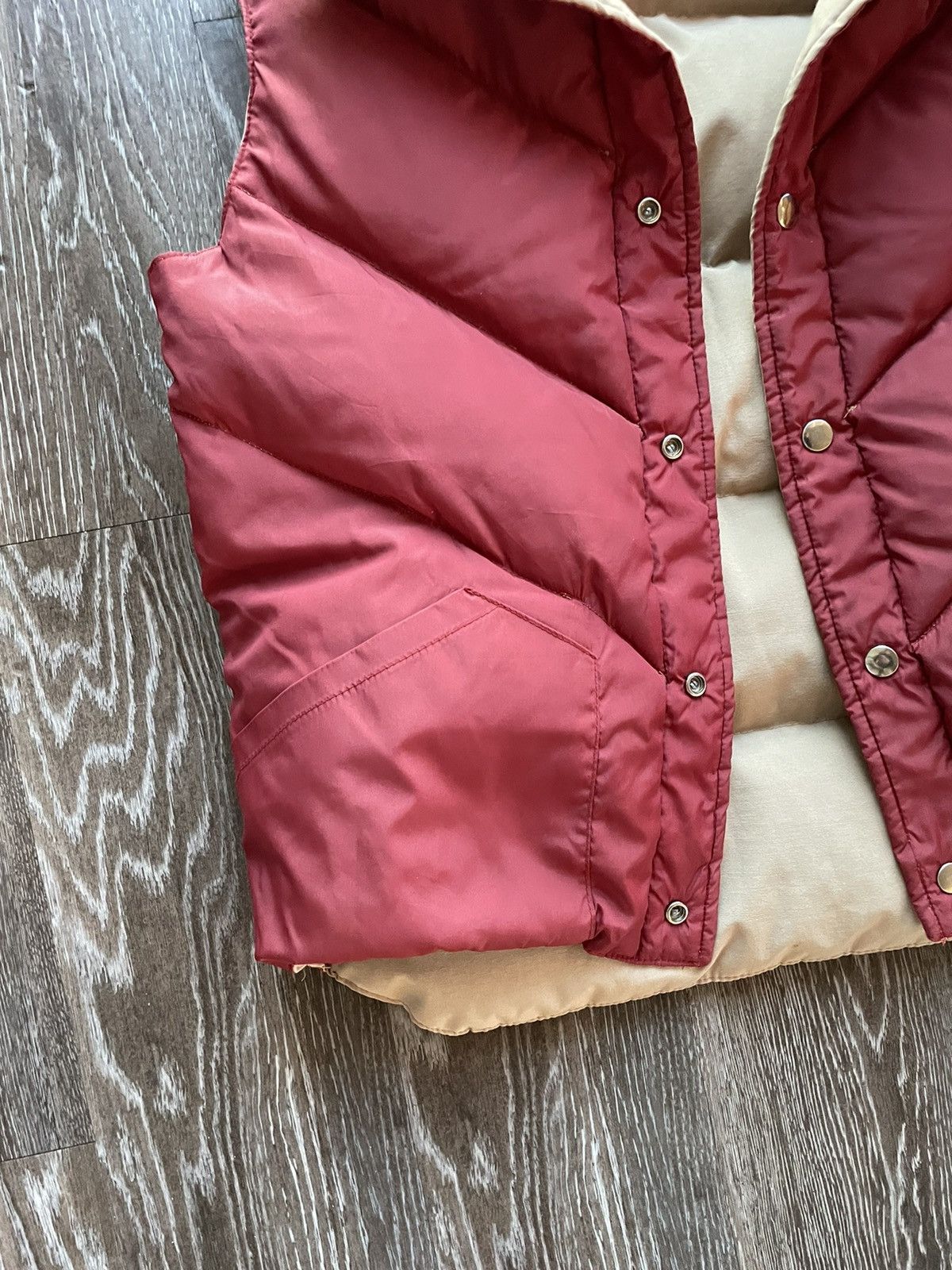 Vintage Vintage 80s Two Tone Reversible Puffer Vest Size US S / EU 44-46 / 1 - 10 Thumbnail