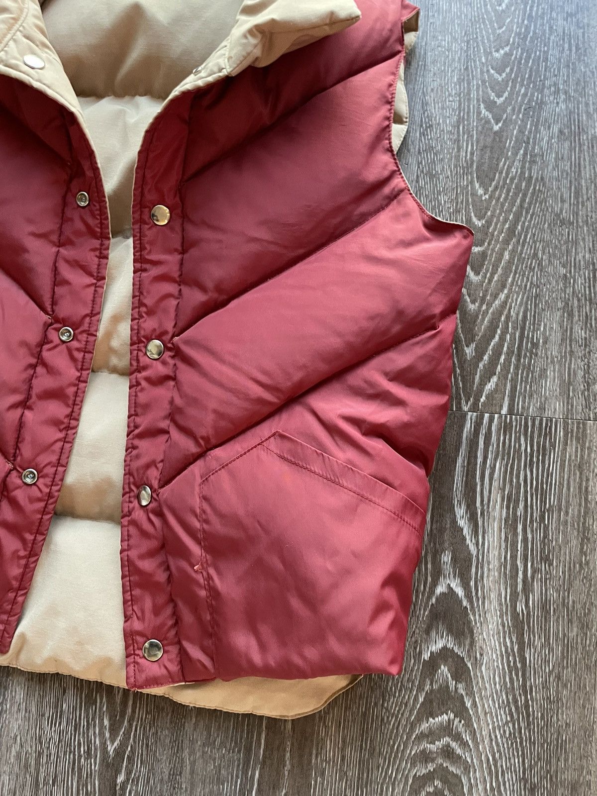 Vintage Vintage 80s Two Tone Reversible Puffer Vest Size US S / EU 44-46 / 1 - 9 Thumbnail