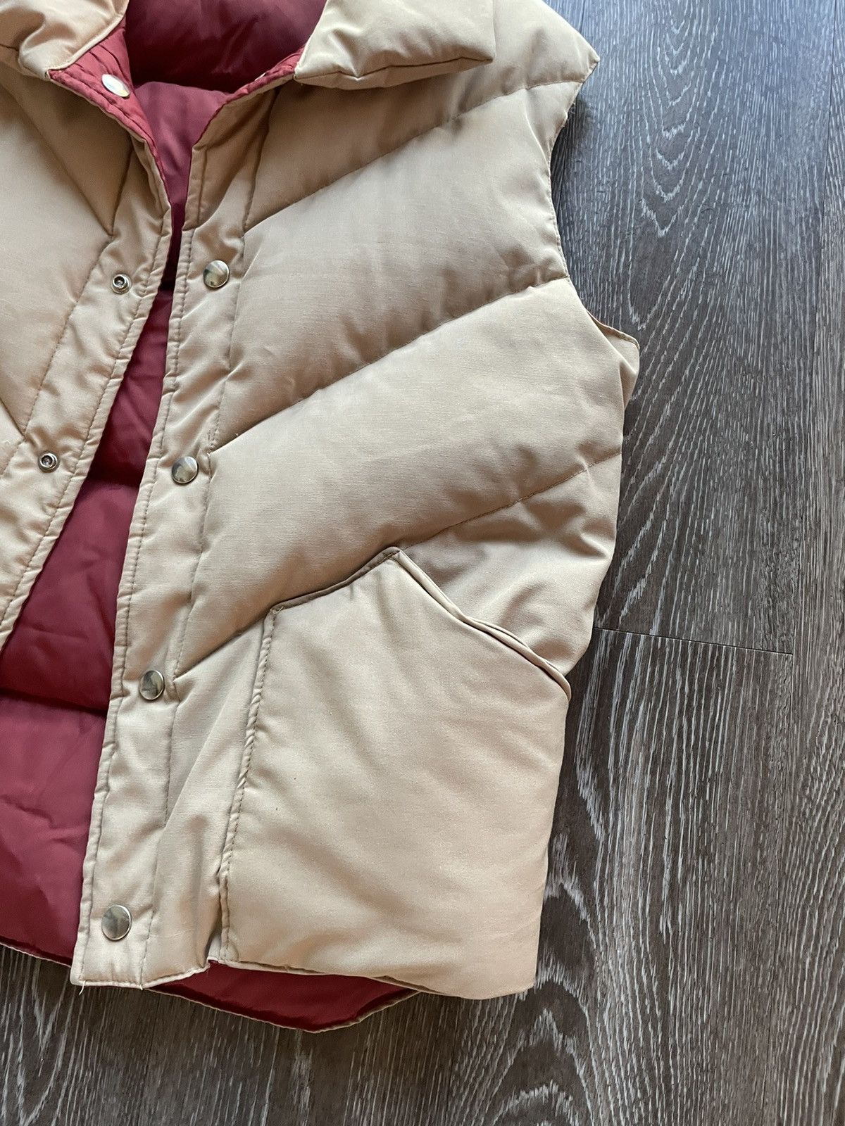 Vintage Vintage 80s Two Tone Reversible Puffer Vest Size US S / EU 44-46 / 1 - 4 Thumbnail