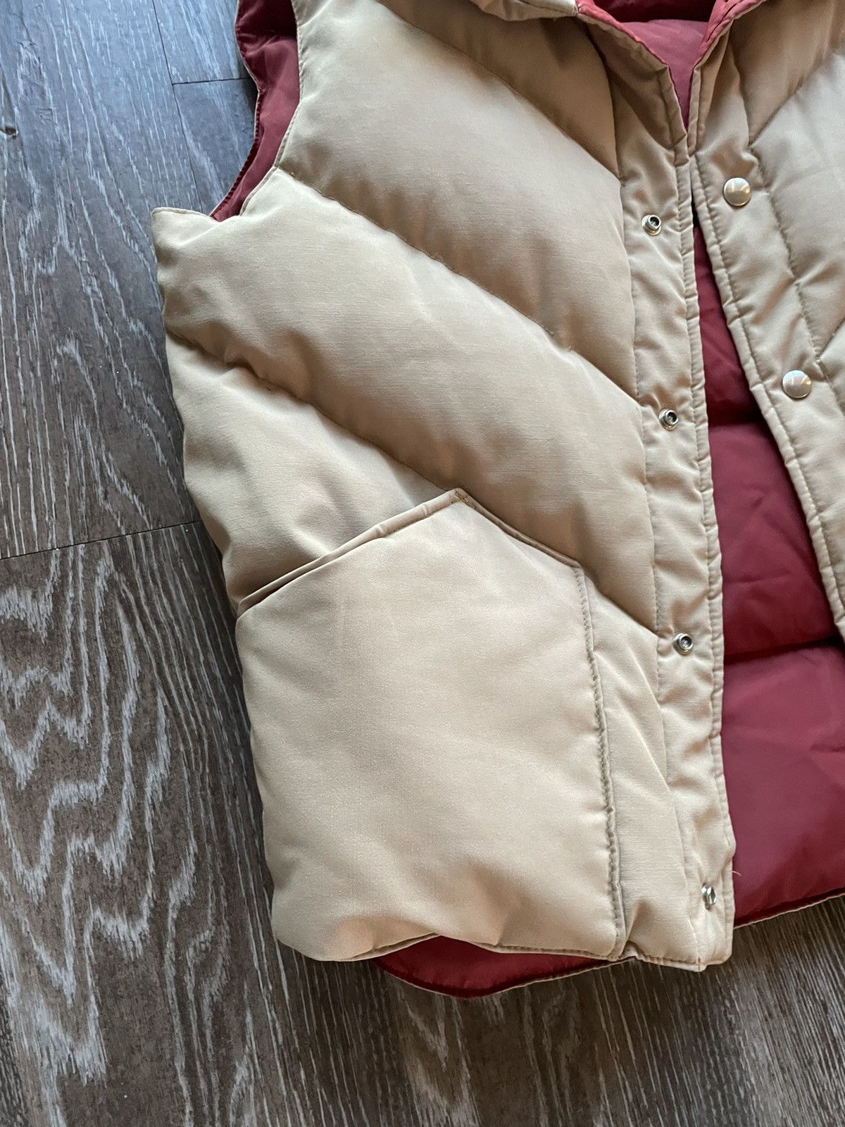 Vintage Vintage 80s Two Tone Reversible Puffer Vest Size US S / EU 44-46 / 1 - 5 Thumbnail