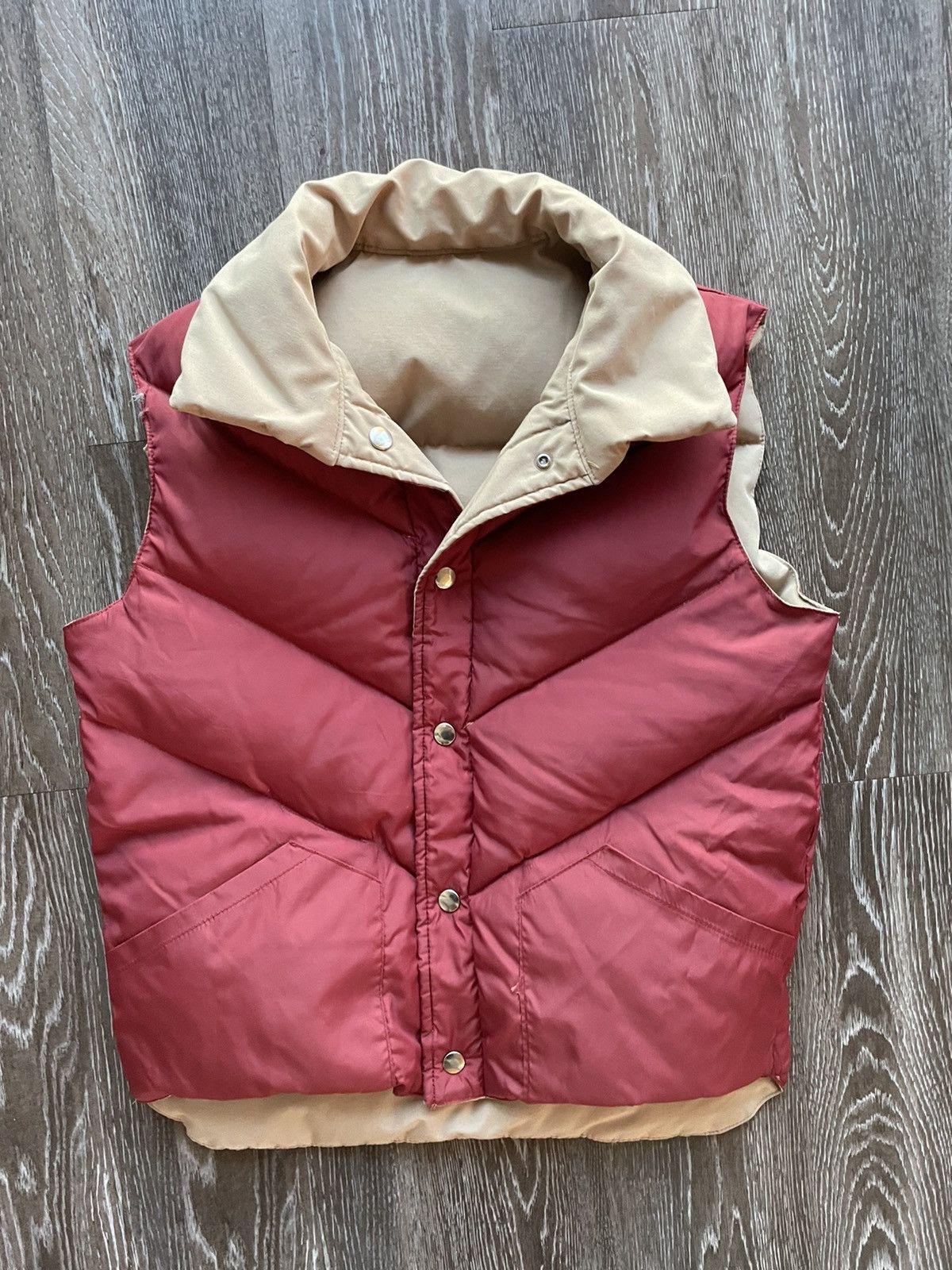 Vintage Vintage 80s Two Tone Reversible Puffer Vest Size US S / EU 44-46 / 1 - 8 Thumbnail