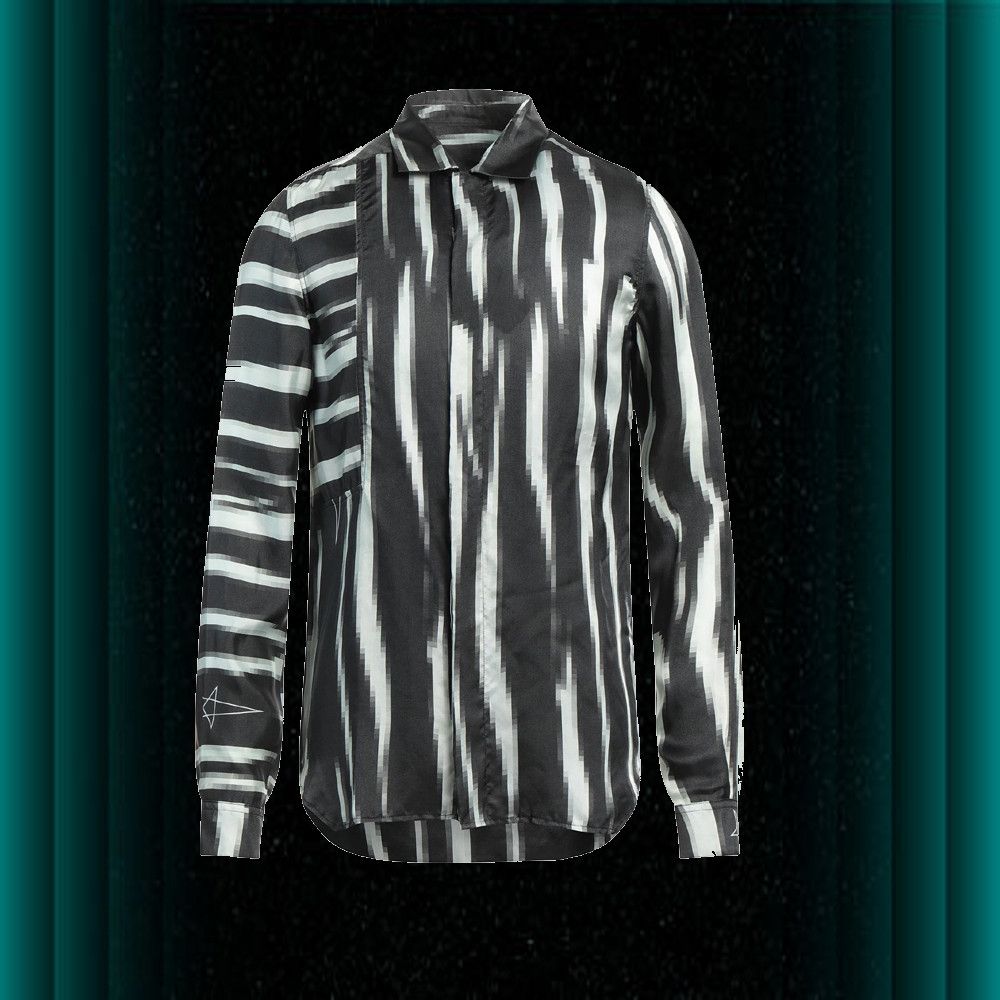 Rick Owens Pattern Shirt in Black Size US M / EU 48-50 / 2 - 1 Thumbnail
